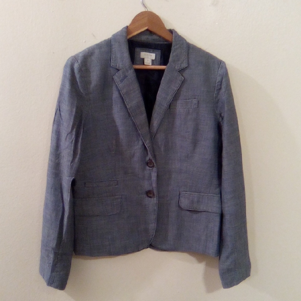 J. Crew Women's Blue Blazer